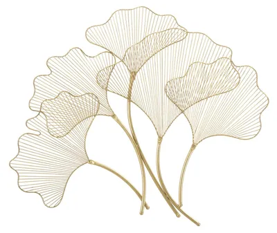 Immagine prodotto di Mauro Ferretti, pannello da parete Glam Leaf 79x5x68 cm, dorato