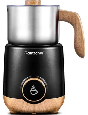 Produktbild von AMZCHEF Milchaufschäumer elektrisch 600 ml 8 in 1 Multifunktion mit Induktionserwärmung OLED Display 550 W für heißen und kalten Milchschaum