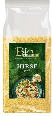 Produktbild von Rinatura Hirse  500 G Beutel  Vegan Proteinquelle Ballaststoffquelle Milder, leicht nussiger Geschmack