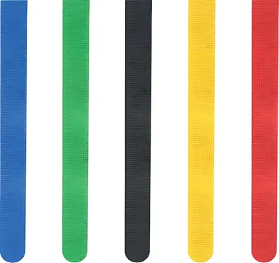 Immagine prodotto di hama 221004 hama Klettkabelbinder farbsortiert 21,5 cm x 1,6 cm, 5 St.