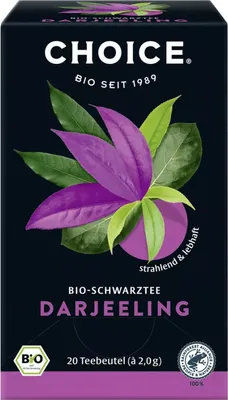 Produktbild von Darjeeling - Schwarztee 20 Beutel 40g