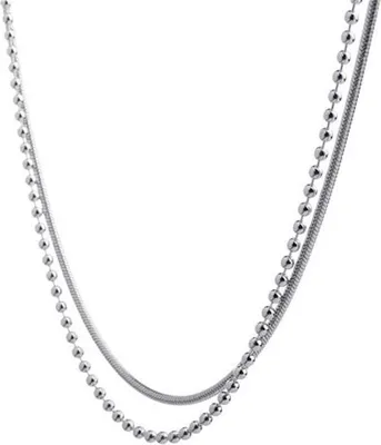 Produktbild von SILBERKETTEN STORE Fashion Line Instyle - 925 Silber, Länge wählbar von 40-100cm - 55cm
