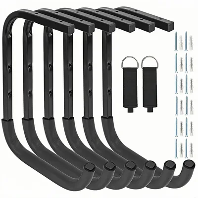 Produktbild von Deckenhaken 37 cm, 6 Stücke, Stahlkonstruktion, für Garagenaufbewahrung