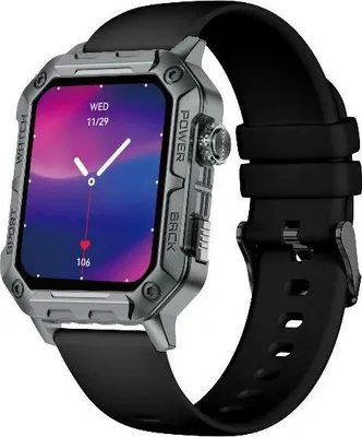 Immagine prodotto di Nilox NXSWTRAILWATCH smartwatch e orologio sportivo 4,85 cm (1.91") Digitale 320 x 385 Pixel Touch screen Acciaio inox