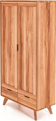 Produktbild von Kleiderschrank GREG aus Massivholz, Naturgeölt