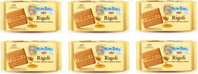 Produktbild von 6x Mulino Bianco Kekse mit Honig Rigoli 400g Kuchen Butterkeks cookies brioche