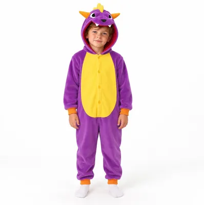 Obrázek produktu pro Dětské overal pyžamo Kigurumi kostým Spyro, velikost 128