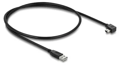 Obrázok produktu pre DeLOCK 81651, 1 m, USB A, Mini-USB B, USB 2.0, 0,48 Gbit/s, Čierna
