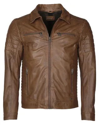 Produktbild von Maze Lederjacke Herren hazelbrown XXL