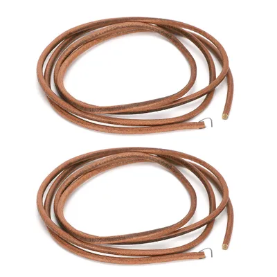 Produktbild von 2Pcs Nähmaschine Gürtel Rindsleder Haushalt Bold Haken Fuß Pedal Teile Zubehör
