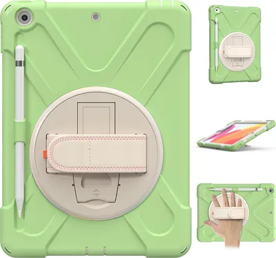 Produktbild von Tasche für iPad 9.7" (2017/2018) mit Ständer und Schultergurt Grün