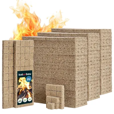 Produktbild von Holzwolle Anzündwürfel für Kamin