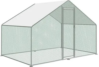Produktbild von Kondela Výbeh pre zvieratá s plachtou Inkoky Typ 2 300x200 cm - strieborná / zelená / biela