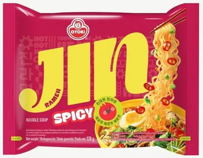 A package of instant ramen noodles.