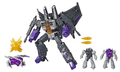 Produktbild von Hasbro Decepticon Phantomstrike 20cm Figur Grau  Grau One Size