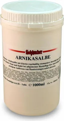 Produktbild von Holzhacker Arnikasalbe zur wohltuenden Massage, 1000 ml