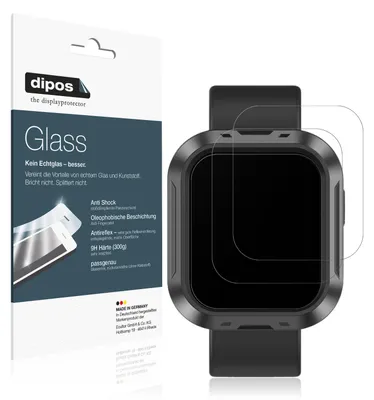 Produktbild von 2x Schutzfolie für Parsonver G01C matt - Anti-Shock 9H Folie dipos Glass Kunststoffglas