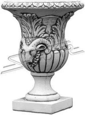 Produktbild von Design Blumentopf Top Planz Kübel Gefäß Töpfe Figur Gesicht Skulptur  S104005