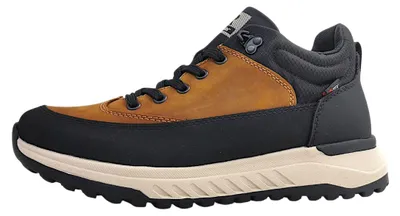 Image de Chaussures de ville pour hommes Rieker, bottines à lacets, couleur marron, style décontracté