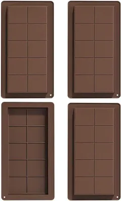 Immagine prodotto di Stampi rettangolari in silicone per cioccolato, accessori da cucina fai da te