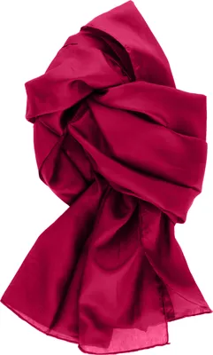 Produktbild von Seidenschal Halstuch Schal weinrot bordeaux Seide 180x45cm
