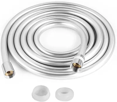 Produktbild von Duschschlauch Brauseschlauch 3 m, PVC-Brauseschlauch, Universalanschluss, Hochdruck-Brauseschlauch, flexibler Brauseschlauch mit Standardanschluss, dr