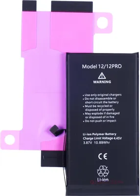 Produktbild von Akku für Apple iPhone 12/12 Pro 2815mAh OHNE Crack BMS + Kleber