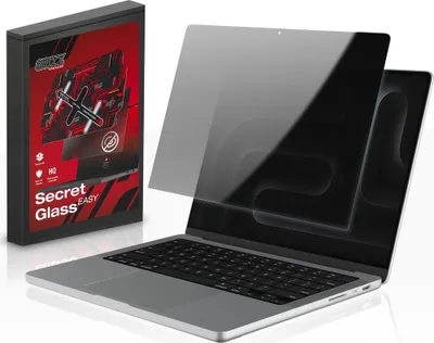 Produktbild von Privatisierendes Glas GrizzGlass SecretGlass Easy für Apple MacBook Pro 14" 2023