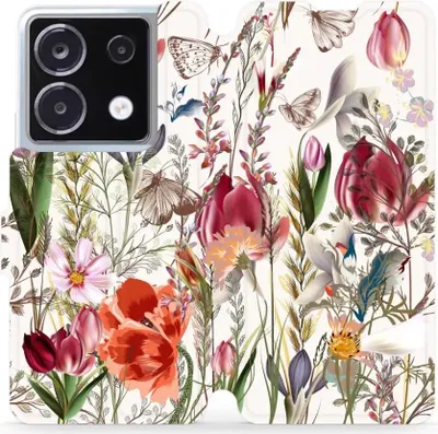 Produktbild von Handyhülle mit klappe für Xiaomi Poco X6, Mobiwear Book, Blumenstrauß
