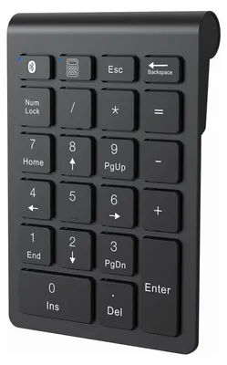 Zdjęcie produktu dla Klawiatura numeryczna Bluetooth - bezprzewodowa - 22 klawisze - Czarna
