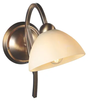 Immagine prodotto di Lampada da parete - bronzo - Anthea - vetro metallo - lampada da letto - E27 - 4328BR - Steinhauer