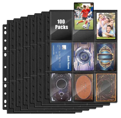 Obrázek produktu pro Solidchoice – Album na fotografie s 1800 přihrádkami, oboustranné, vhodné pro sbírání karet