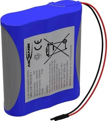 Produktbild von Ansmann 1S3P Akkupack 3x 18650 Kabel Li-Ion 3.6 V 10500 mAh (2447-3034-20)