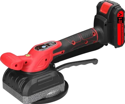 Produktbild von Fliesenvibrator - 21 V Fliesenverlegegerät - Vergrößerter Saugnapf - Für Wand und Boden - Mit Akku
