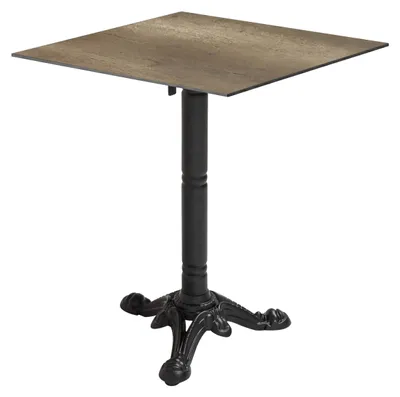 Immagine prodotto di Tavolo da bistrot da giardino inclinabile 60 cm rovere affumicato - Oviala Opera