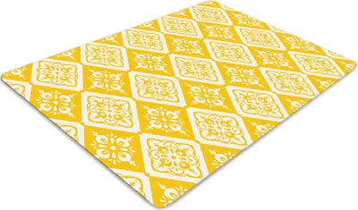 Obrázek produktu pro Ochranná podložka pod židli - Ochranná podložka pod židli - Podlahová podložka - 100x70 cm - Žlutá