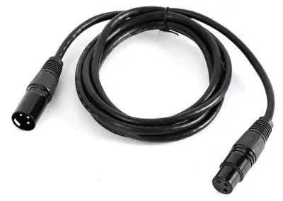 Produktbild von DMX Kabel Set - 3-pol XLR DMX512 Signalkabel - 10er Pack - 2 m Länge - Für Moving Heads, PAR-Scheinwerfer und Bühnenbeleuchtung