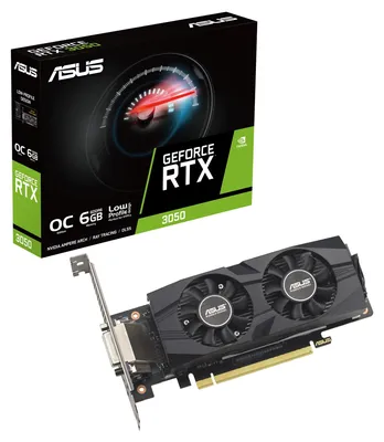 Imagen del producto de ASUS GeForce RTX 3050 LP BRK de 6GB - Edición OC