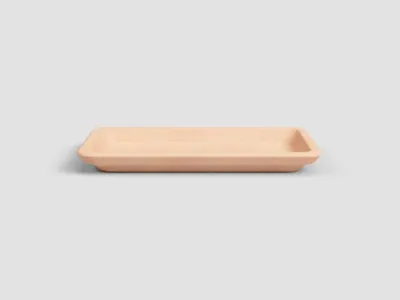 Produktbild von Artevasi Rectangular Saucer, Untersetzer, Beige, 1,6 l, 183 mm, 422 mm, 36 mm