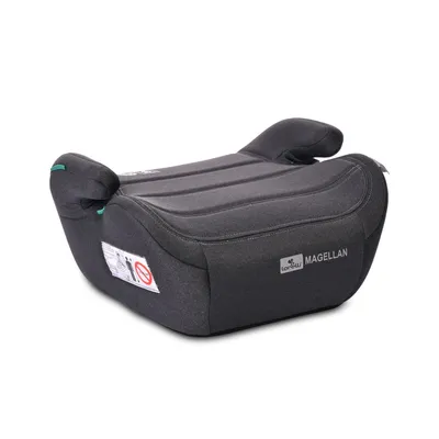 Image de Lorelli Réhausseur de siège pour enfants i-Size Magellan (125-150cm) Housse lavable, Booster noir