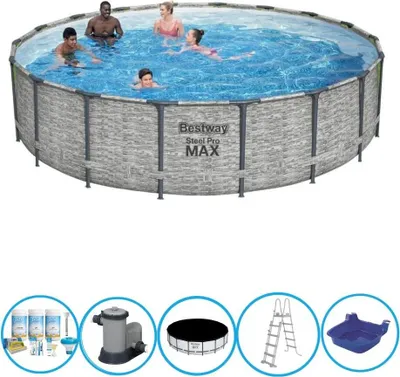 Obrázek produktu pro Bestway - Pool Steel Pro MAX - S příslušenstvím - 549x122 cm