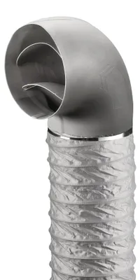 Zdjęcie produktu dla Naber COMPAIR PRIME flow® P-RBVX 150 Kolanko rurowe 90° z przewodem elastycznym 500 mm 4051026