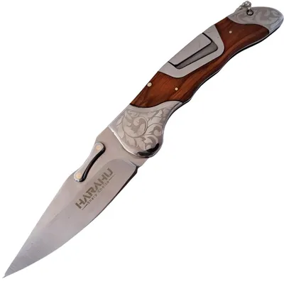 Obrázek produktu pro Outdoorový skládací nůž CO-39915 - Hnědá/Stříbrná KP39915