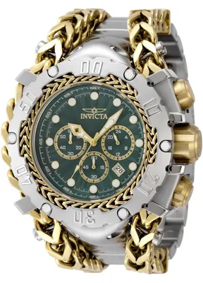 Immagine prodotto di Invicta Gladiator 48191 Orologio da Uomo - Movimento al Quarzo - Acciaio Inossidabile con Quadrante Verde - 58 mm