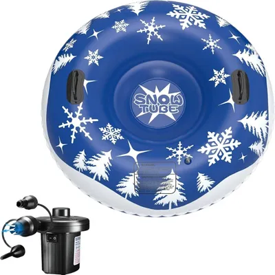 Produktbild von 2-teiliges Set Schneereifen mit elektrischer Luftpumpe, Blau – SNOWPUMPBLUE