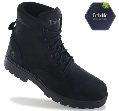Produktbild von Timberland Auburn Falls 6-Inch Boot Waterproof - Herren Premium Stiefel Leder Schwarz TB0A2R54-W05 , EU 49 US 14