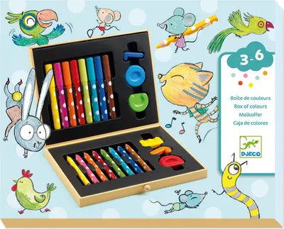 Immagine prodotto di Scatola colori per i primi disegni, Djeco
