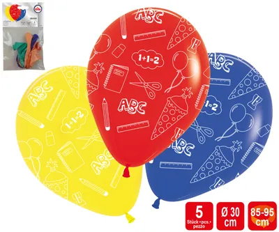 Produktbild von 5 Luftballons Schulanfang