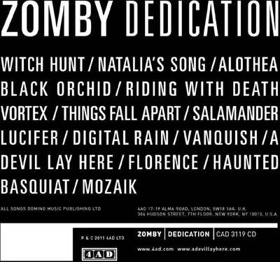 Produktbild von Zomby-Dedication