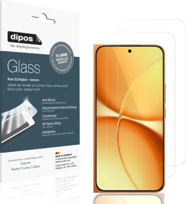 Obrázok produktu pre 2x dipos GlassCC Xiaomi Redmi Turbo 5 Max